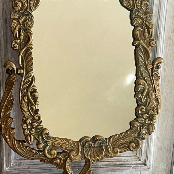Antique gilded bronze Ornate frame piece - Picture 10 of 15